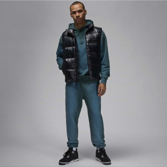 Nike Air Jordan Flight Therma-Fit Vest Gilet Down Fill Black Small S FV7273-010 - Picture 7 of 16